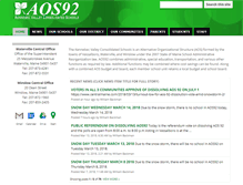 Tablet Screenshot of aos92.org